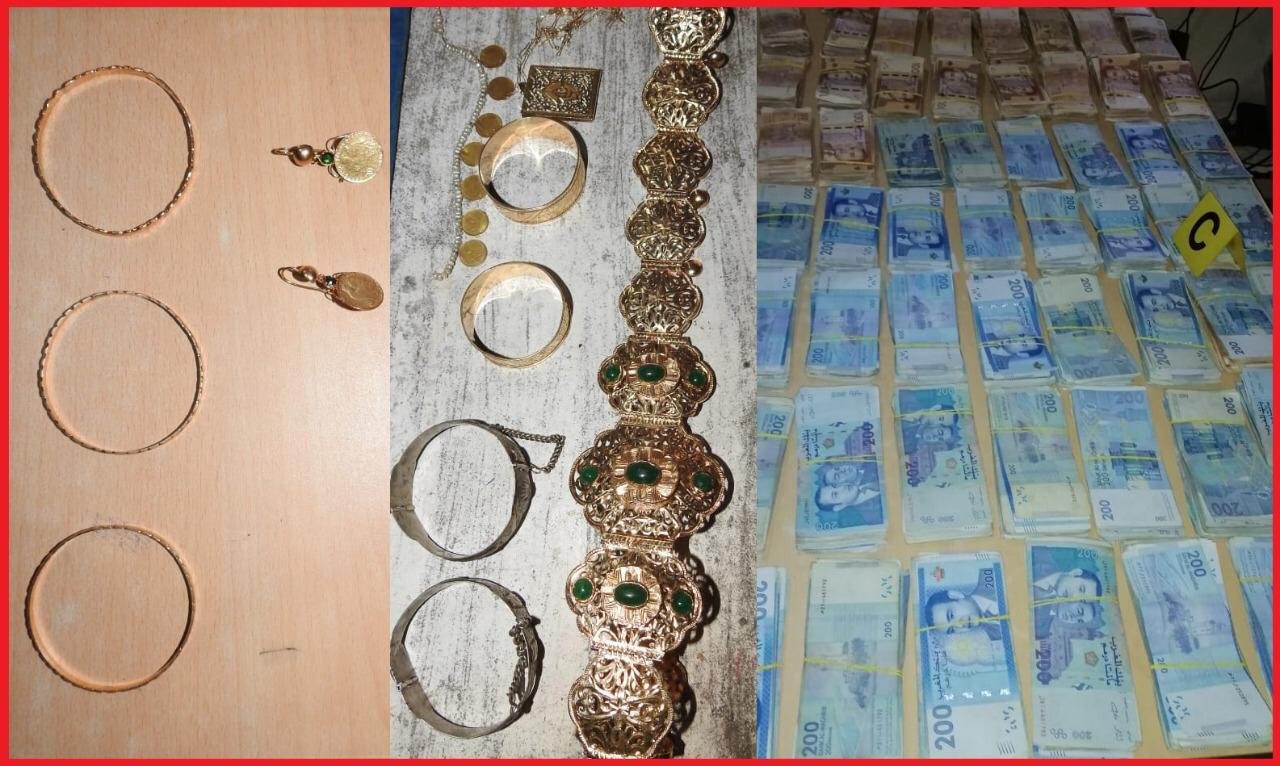 فك لغز سرقة كمية كبيرة من المجوهرات ومبلغ 62 مليون سنتيم من داخل منزل بأكادير