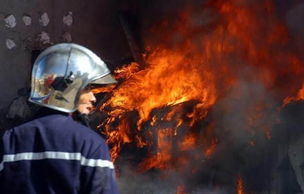 انفجار قنينة غاز يسفر عن أربعة إصابات بحروق خطيرة خسائر مادية مهمة.