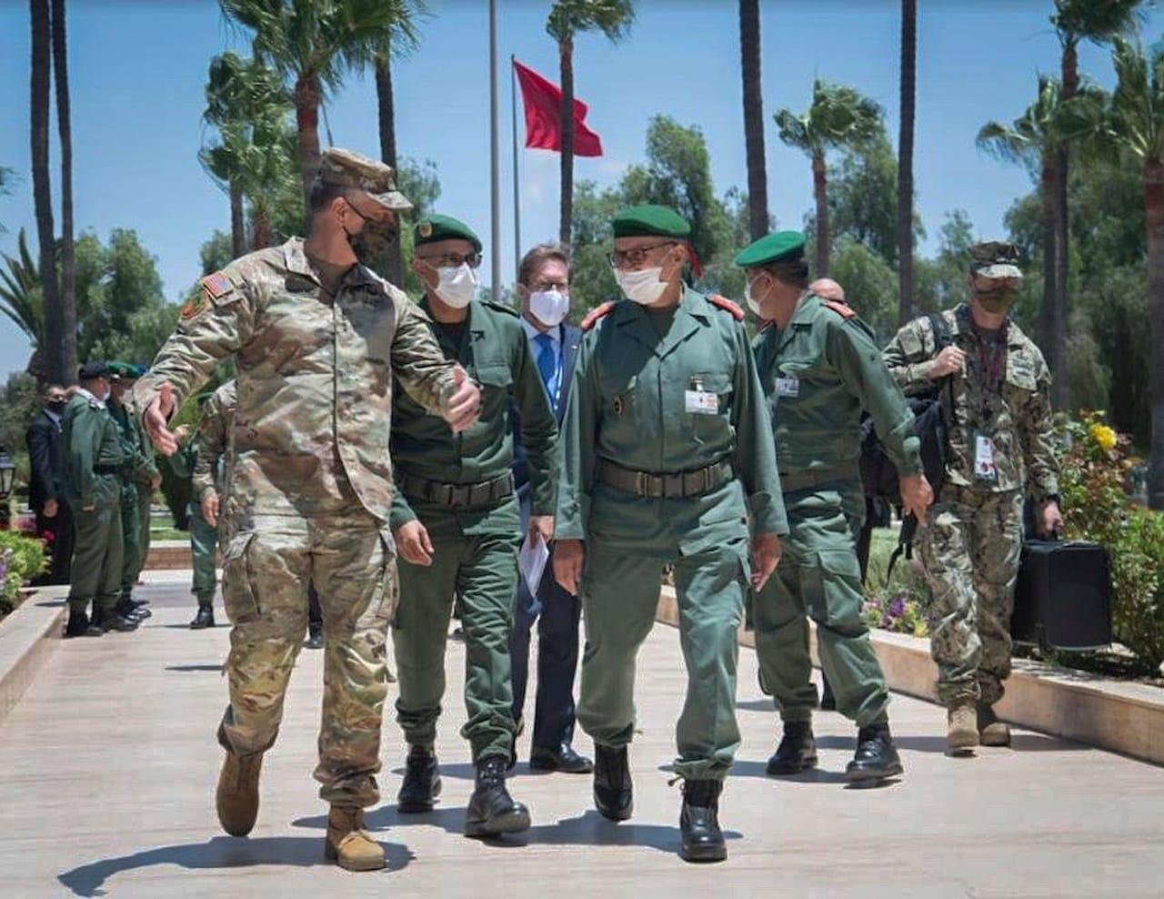 قائد القيادة الأميركية في أفريقيا الجنرال بالجيش الأميركي ستيفن تاونسند يزور المغرب