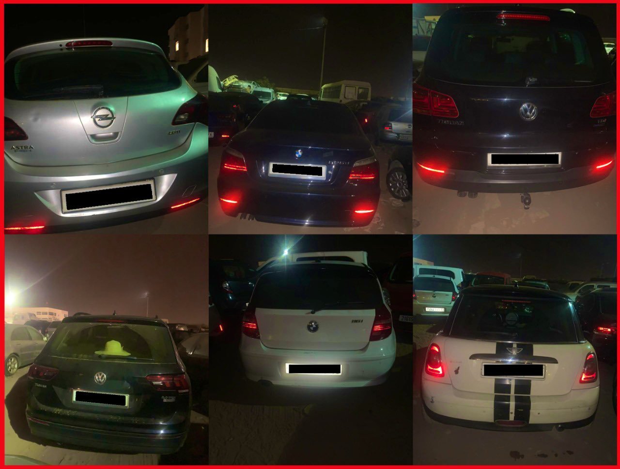 ضبط 33 سائق سيارة في حالة تلبس بخرق الطوارئ الصحية والسياقة بطريقة استعراضية وخطيرة