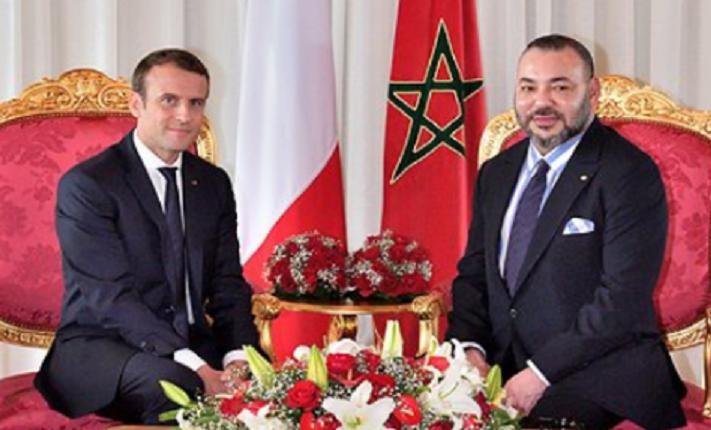 جلالة الملك يهنئ الرئيس الفرنسي بمناسبة احتفال بلاده بعيدها الوطني