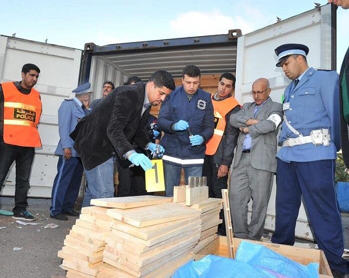 حجز 1860 كيلوغرام من مخدر الشيرا ضواحي مدينة تيزنيت