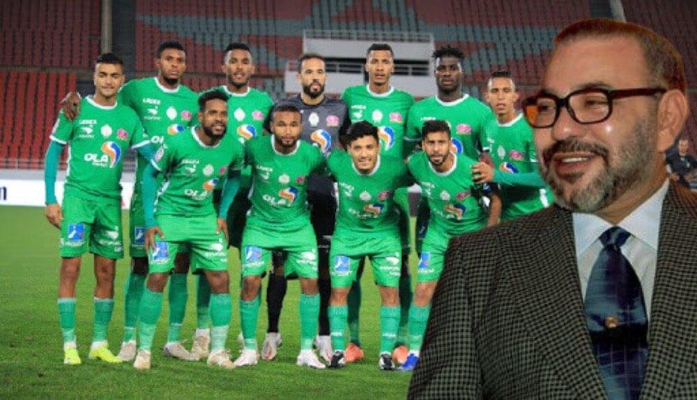 جلالة الملك يهنئ فريق الرجاء الرياضي بمناسبة فوزه بكأس محمد السادس للأندية العربية الأبطال