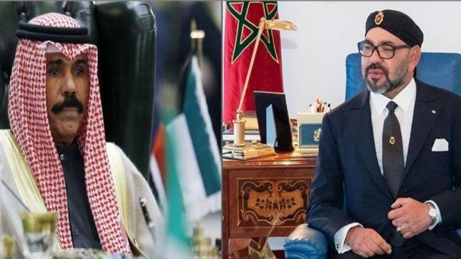 برقية تعزية ومواساة من جلالة الملك إلى أمير الكويت على إثر وفاة شقيقته الشيخة بدرية الأحمد الجابر المبارك الصباح