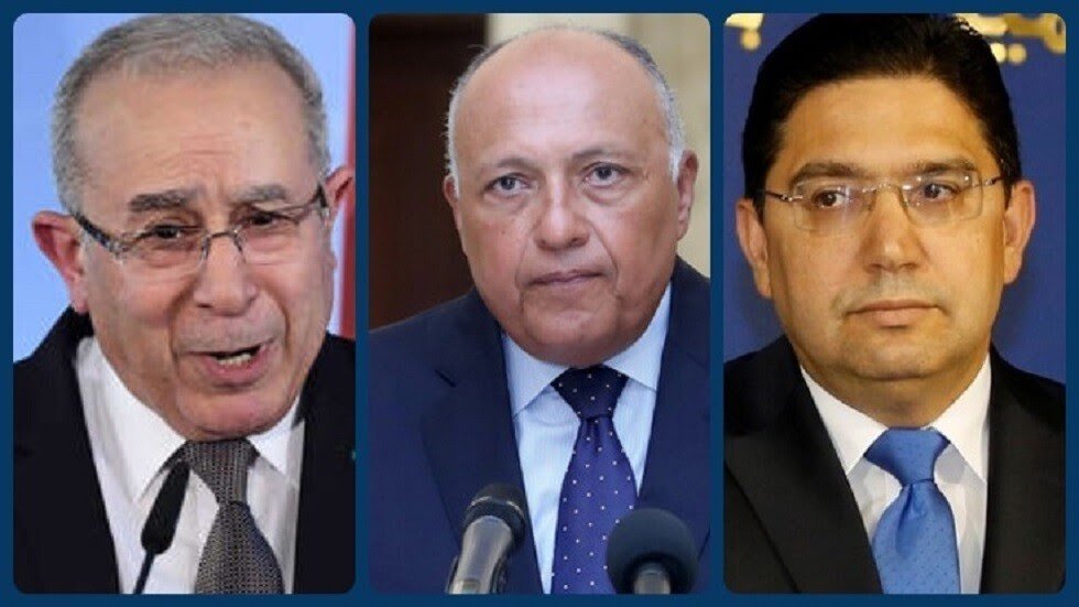 وزير الخارجية المصري يبحث مع نظيريه الجزائري والمغربي أزمة العلاقات بين الجزائر والرباط