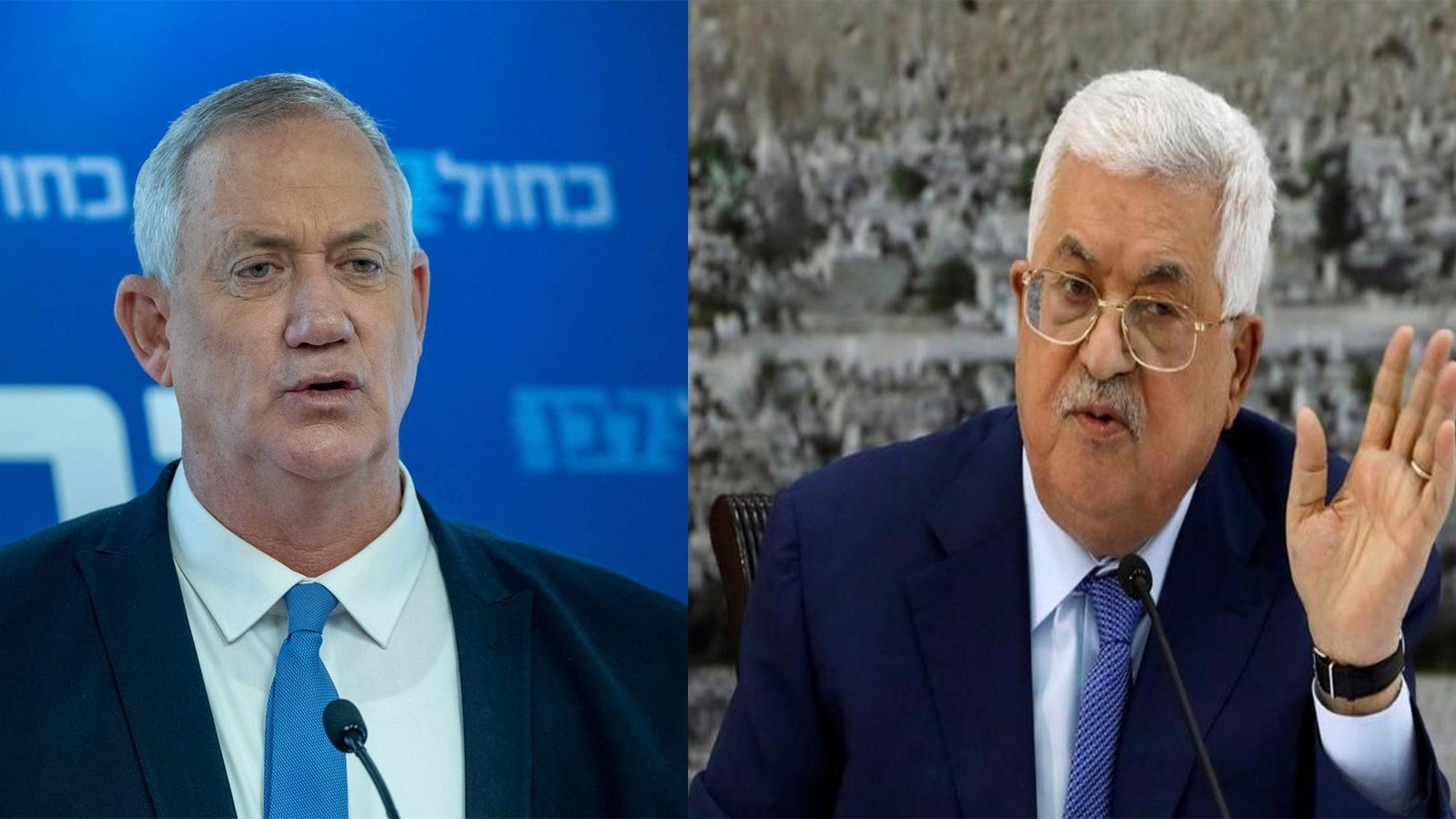 بحثا الأوضاع الأمنية والاقتصادية ..محادثات بين الرئيس الفلسطيني ووزير الدفاع الإسرائيلي