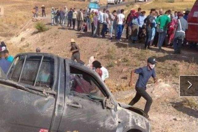 قتلى و عشرات الجرحى في انقلاب بيكوب بخنيفرة