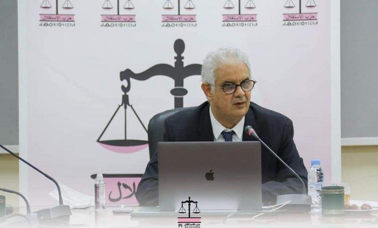 نزار بركة..حزبه يتطلع الى حكومة قوية ومنسجمة يطبع أداءها التجانس والتعاون والنجاعة والإرادة المستقبلية للتغيير