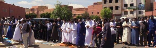 بحضور والي جهة كلميم و شخصيات مهمة ..تشييع جثمان بلفقية في جنازة مهيبة