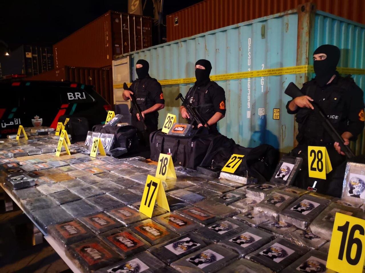 إحباط تهريب أطنان المخدرات بميناء طنجة
