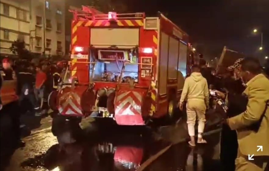 عاجل:حريق مهول بالقريعة درب السلطان
