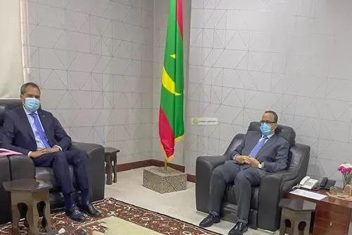وزير خارجية موريتانيا يستقبل سفير المغرب