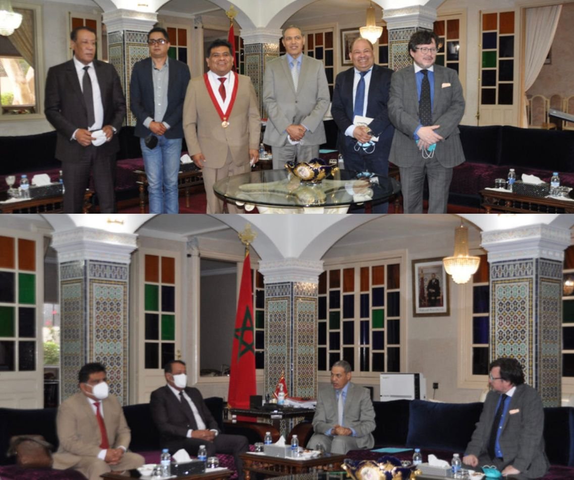 والي جهة العيون بكرات يستقبل وفد  من أمريكا اللاتينية و يبرز النهضة الشاملة التي تعرفها الأقاليم الجنوبية للمملكة