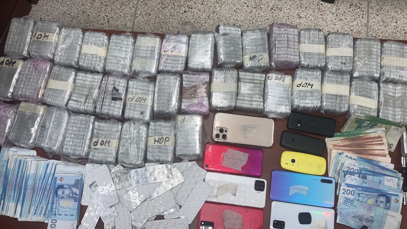 ضربة أمنية قوية لشبكة الاتجار في المخدرات في طنجة