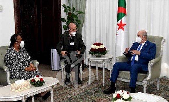 تبون يزج بقضية الصحراء المغربية في مباحثاته مع وزيرة خارجية جنوب إفريقيا