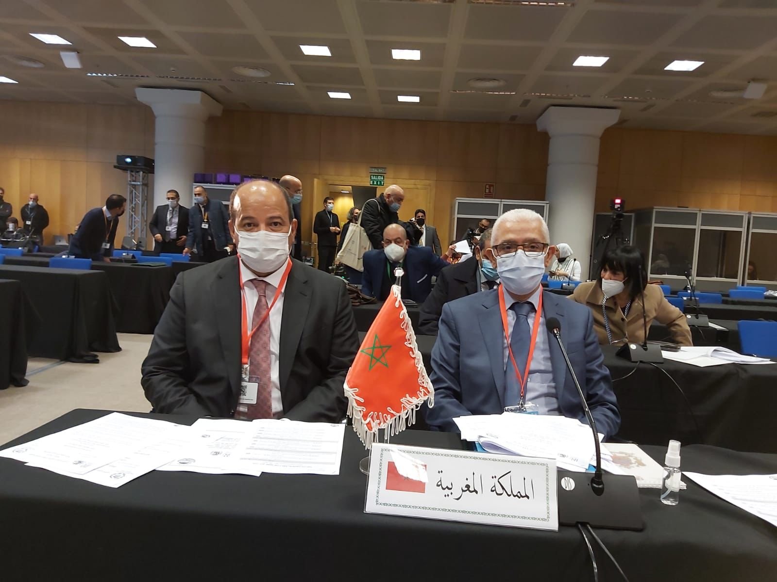 الطالبي العلمي وميارة يبحثان بمدريد سبل تعزيز التعاون البرلماني مع الجمعية البرلمانية للمتوسط والكامرون