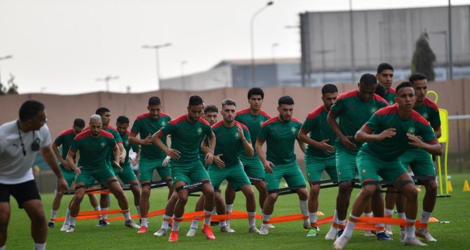 كان 2021 .. المنتخب الوطني يجري حصة تدريبية قبل مباراته مع جزر القمر