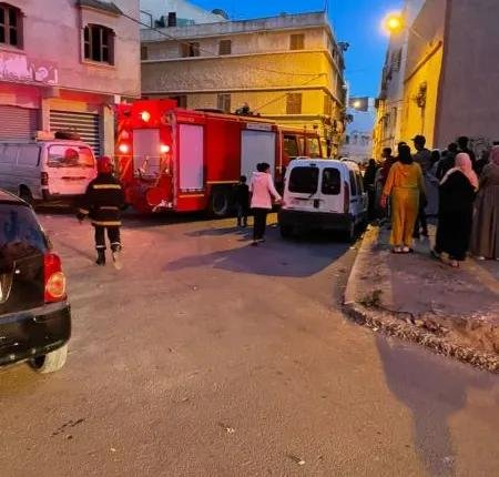 حريق مهول يلتهم طفلا صغيرا بأكادير