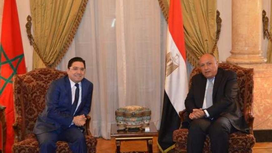 اتصال هاتفي بين وزير الخارجية المغربي ناصر بوريطة ونظيره المصري سامح شكري