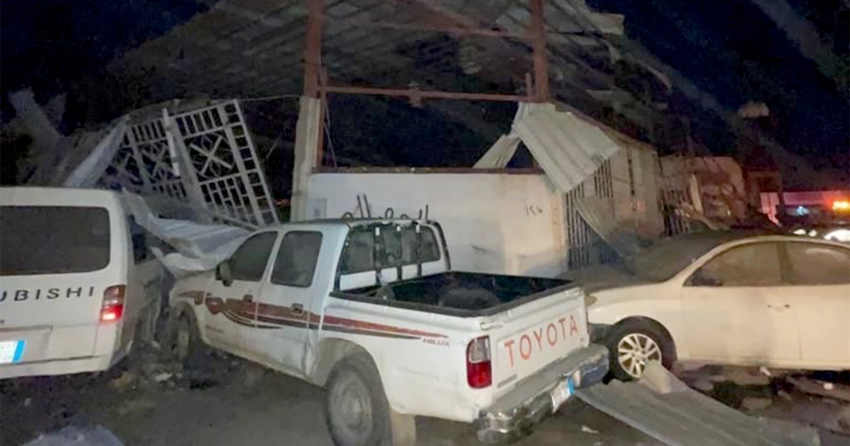 جريحان وأضرار مادية جراء سقوط صاروخ باليستي بالسعودية