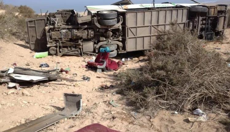 قتيل و جرحى في حادثة سير مميتة بِمُنعرج جبلي بتارودانت