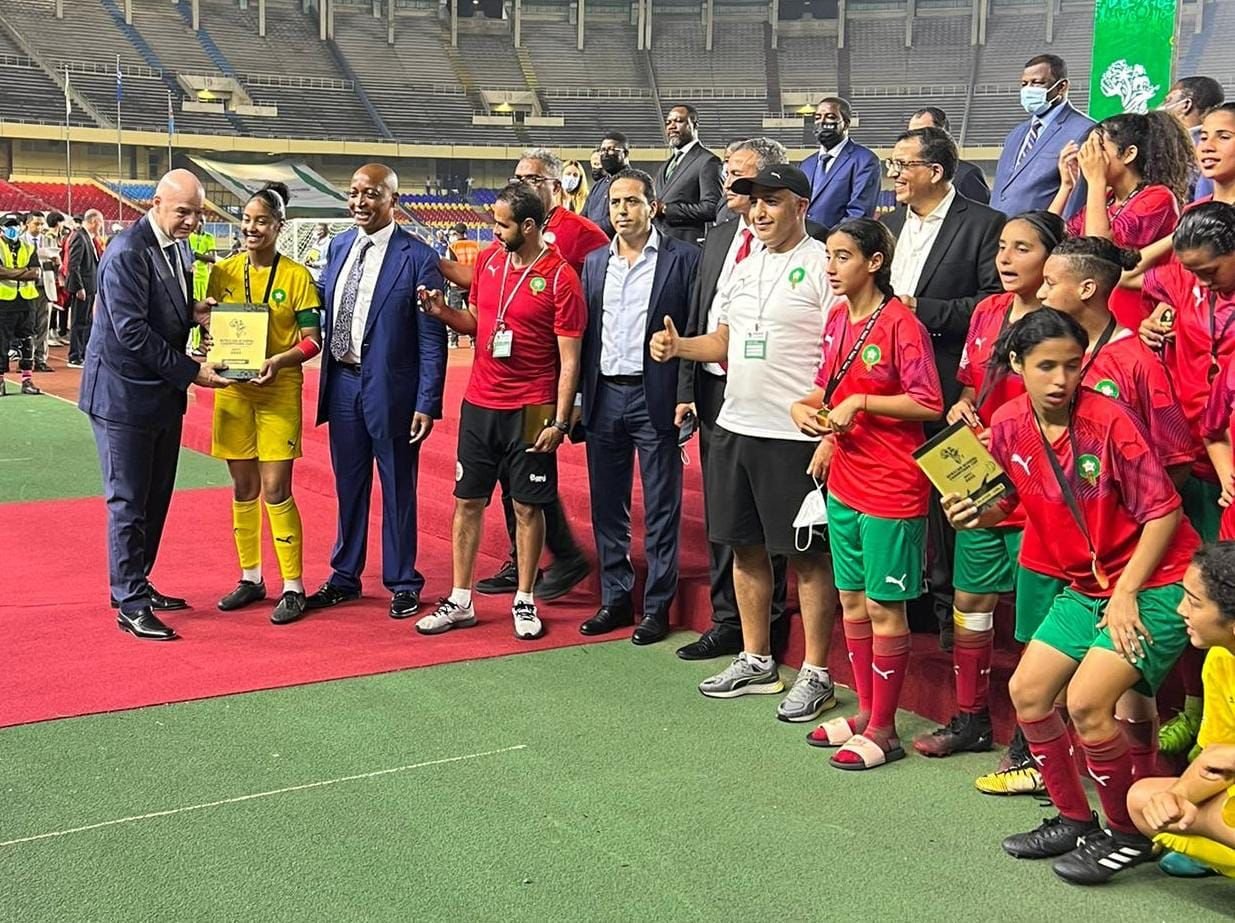 المغرب بطلا لإفريقيا في كرة القدم النسوية المدرسية