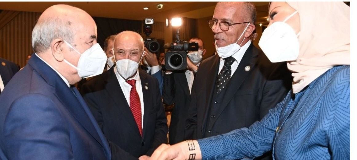 تبون يستقبل دراجي خلال زيارته لقطر