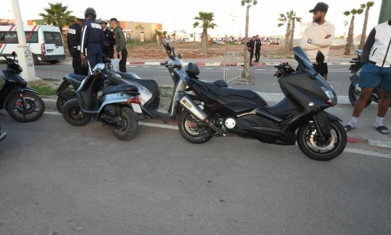 أكادير….ضبط 34 شخصا متورطين في السياقة الاستعراضية والخطيرة بالشارع العام