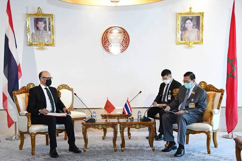 سفير المغرب في بانكوك يتباحث مع الوزير الأول التايلاندي