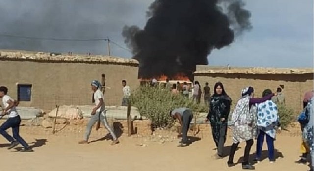 مواجهات عنيفة  بمخيمات تندوف..التفاصيل