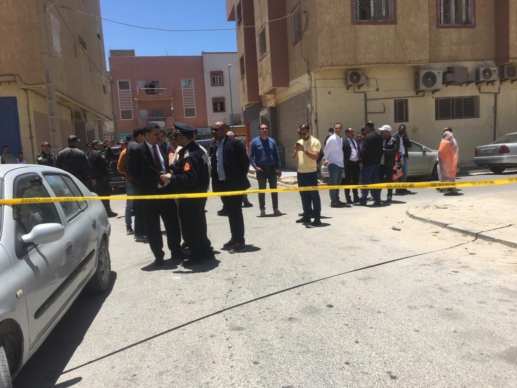 بالصور… إعادة تمثيل جريمة القتل التي هزت الداخلة يوم عيد الفطر