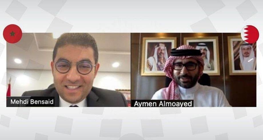 بنسعيد يبحث مع نظيره البحريني سبل تطوير التعاون الثنائي في قطاع الشباب