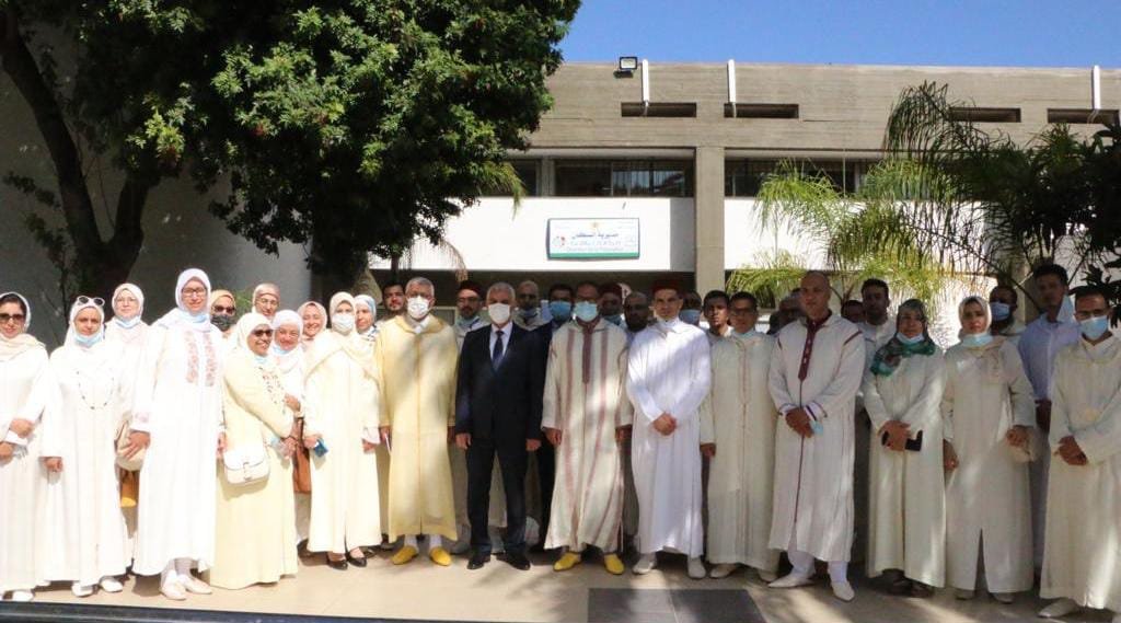 آيت الطالب يستقبل أعضاء البعثة الصحية للحج