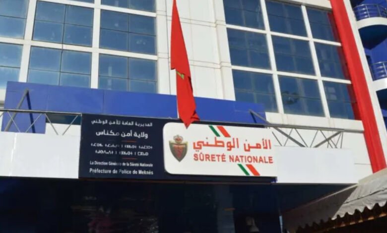 مكناس..مفتش شرطة يضطر لاستخدام سلاحه الوظيفي بشكل انذاري