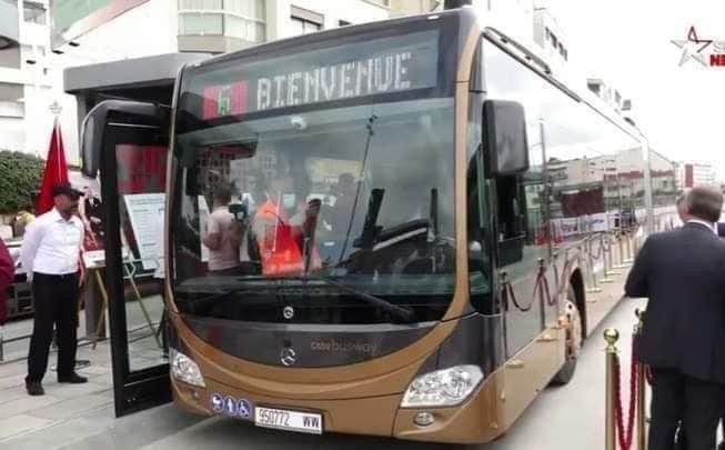 الكشف عن أول حافلة للباصواي بالدار البيضاء