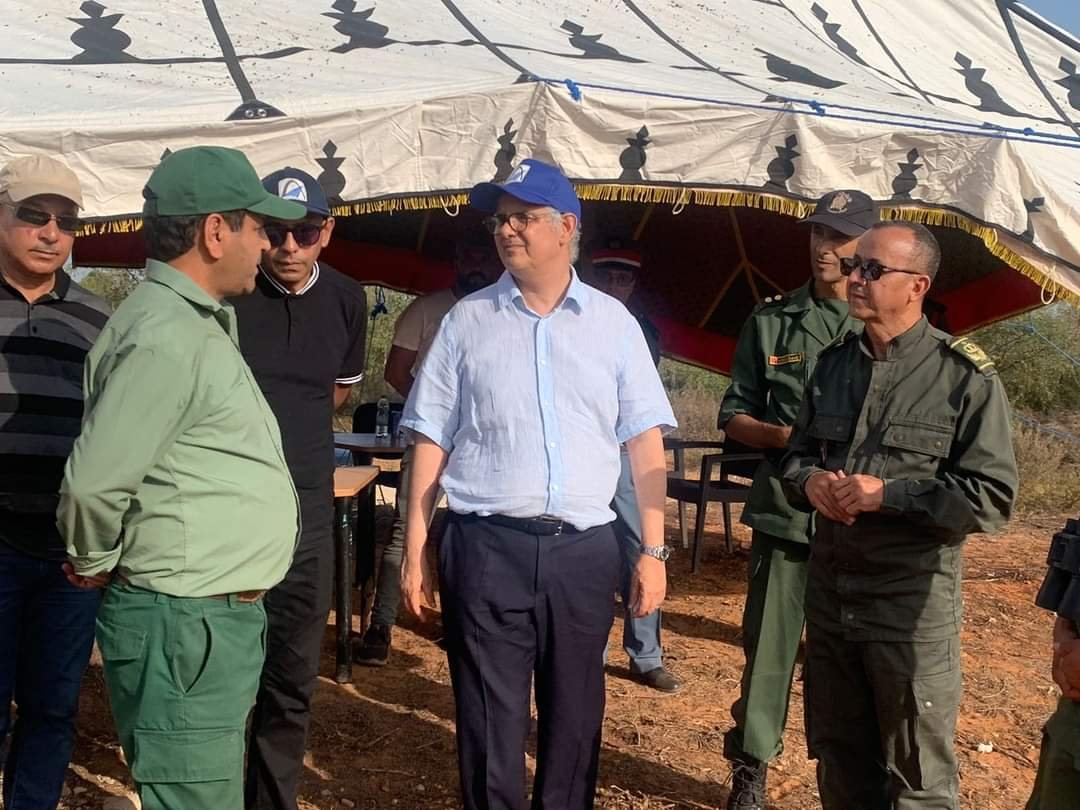 نزار بركة يقوم بزيارة ميدانية تفقدية لغابات الشمال التي شهدت حرائق