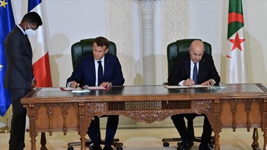 تبون وماكرون يوقعان إعلانا مشتركا من أجل ”شراكة متجددة”
