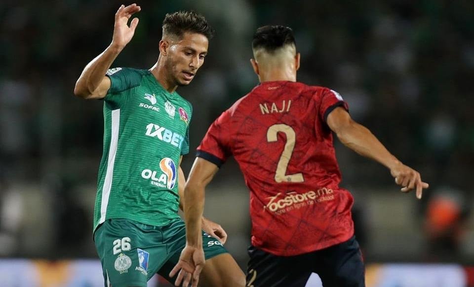 التعادل يحسم مواجهة الرجاء وأولمبيك آسفي