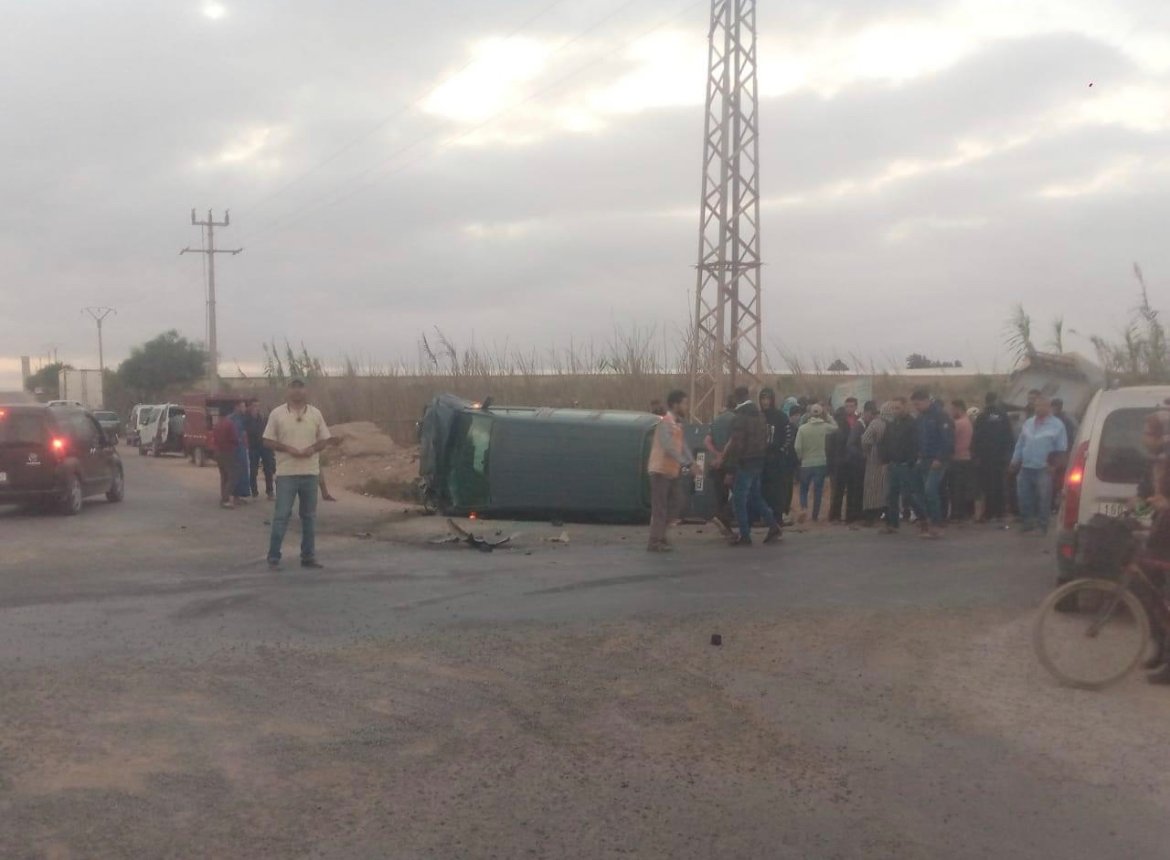 ياربي السلامة .. هذا الصباح: قتيلان و14 جريحا في اصطدام بين بيكوب على متنها عمال زراعيين وسيارة خفيفة باقليم اشتوكة أيت باها.