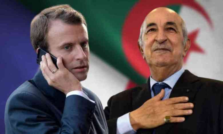 “ماكرون” يتصل هاتفيا بالرئيس الجزائري عبد المجيد تبون