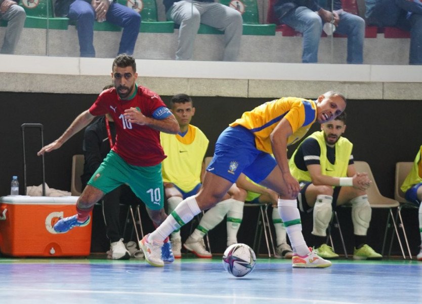 أسود القاعة يهزمون المنتخب الأوزبكي