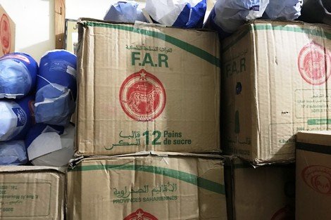 هكذا تتم المتاجرة في مساعدات قاطني مخيم الوحدة بمدينة بوجدور