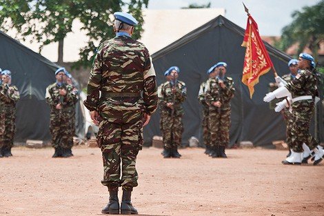 القوات المسلحة تتسلم جثمان العسكري "المفقود" بإفريقيا الوسطى