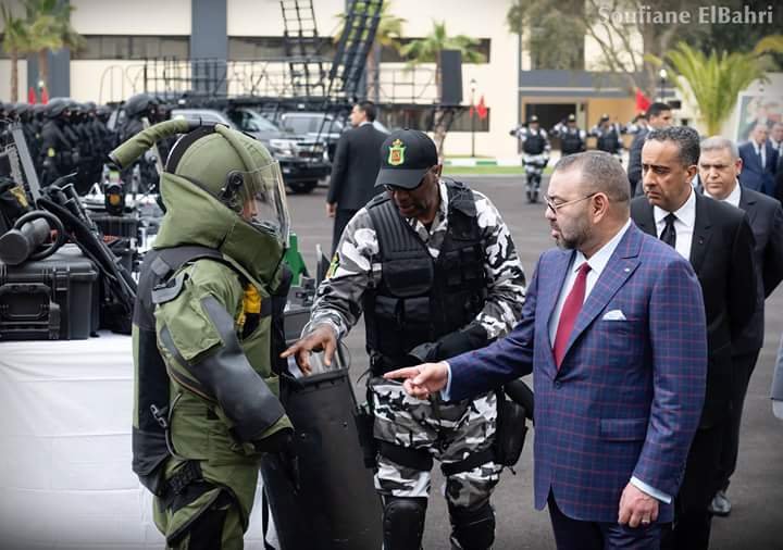 الملك محمد السادس يقوم بزيارة  للمديرية العامة لمراقبة التراب الوطني ،التفااااصيييل