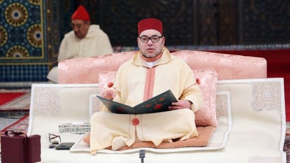 الملك يترأس حفلا دينيا إحياء لليلة المولد النبوي الشريف. …