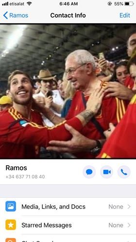 محمد صلاح يدفع براموس للتخلي عن تطبيق الواتساب … المزيد