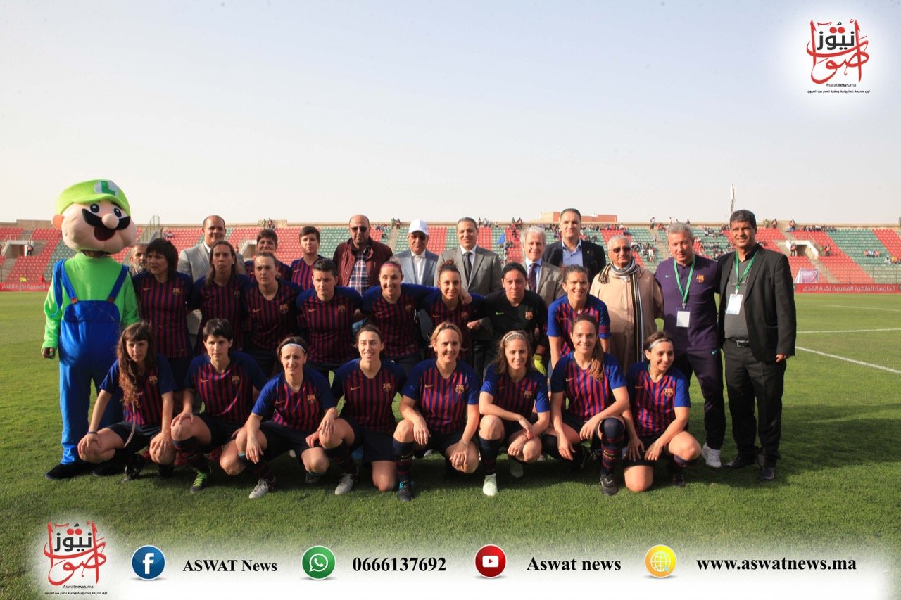 النادي البلدي النسوي يتفوق على نادي برشلونة الإسباني بثلاثة أهداف مقابل واحد