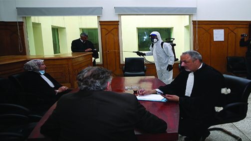 وزارة العدل تعتزم القيام بفحوصات ضد وباء كوفيد19 بالدائرة القضائية بالعيون