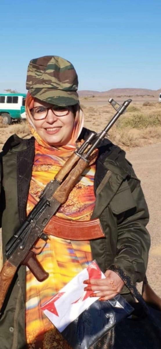 الإنفصالية سلطانة خيا تدعو إلى حمل السلاح ضد الجنود المغاربة