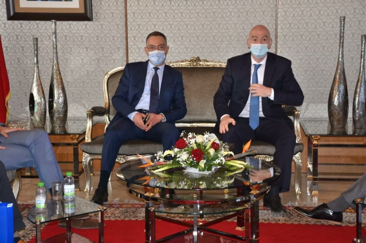 رئيس الاتحاد الدولي لكرة القدم جياني إنفانتينو يحل بالمغرب